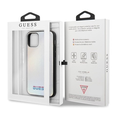 Guess Iridescent - Etui iPhone 11 Pro Max (Silver) Guess Iridescent - Etui iPhone 11 Pro Max (Silver)