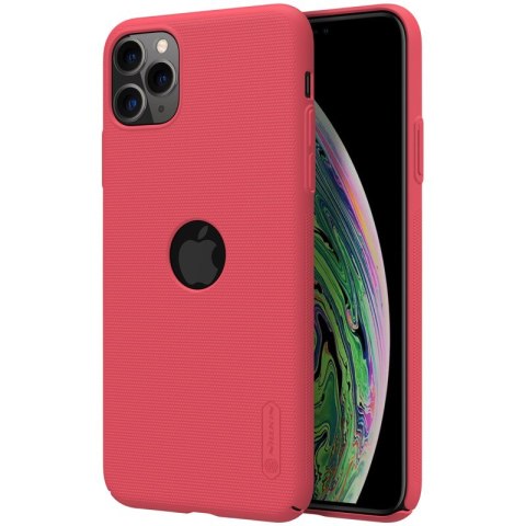 Nillkin Super Frosted Shield - Etui Apple iPhone 11 Pro z wycięciem na logo (Bright Red) Nillkin Super Frosted Shield - Etui Apple iPhone 11 Pro z wycięciem na logo (Bright Red)