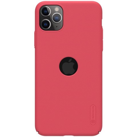 Nillkin Super Frosted Shield - Etui Apple iPhone 11 Pro z wycięciem na logo (Bright Red) Nillkin Super Frosted Shield - Etui Apple iPhone 11 Pro z wycięciem na logo (Bright Red)