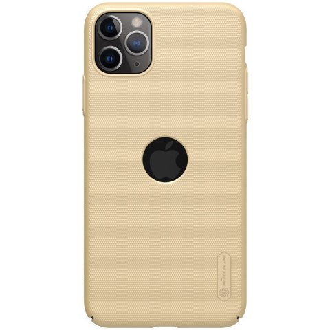 Nillkin Super Frosted Shield - Etui Apple iPhone 11 Pro z wycięciem na logo (Golden) Nillkin Super Frosted Shield - Etui Apple iPhone 11 Pro z wycięciem na logo (Golden)