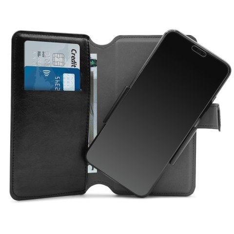 PURO Universal Wallet 360° - Uniwersalne etui obrotowe z kieszeniami na karty, rozmiar XL (czarny) PURO Universal Wallet 360° - Uniwersalne etui obrotowe z kieszeniami na karty, rozmiar XL (czarny)