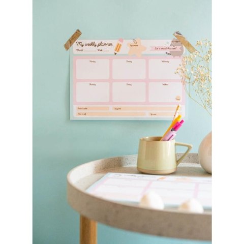 Pusheen - Planner tygodniowy z kolekcji Foodie 54 strony A4 Pusheen - Planner tygodniowy z kolekcji Foodie 54 strony A4