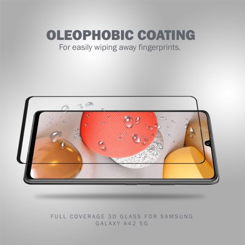 Crong 3D Armour Glass - Szkło hartowane 9H Full Glue na cały ekran Samsung Galaxy A42 5G Crong 3D Armour Glass - Szkło hartowane 9H Full Glue na cały ekran Samsung Galaxy A42 5G