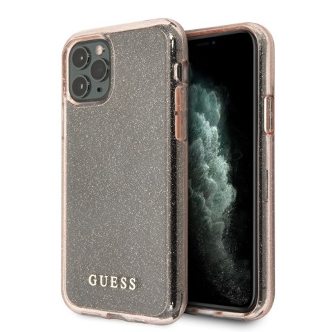 Guess Glitter Case - Etui iPhone 11 Pro Max (Pink) Guess Glitter Case - Etui iPhone 11 Pro Max (Pink)