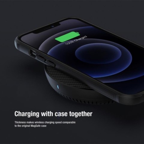 Nillkin Super Frosted Shield Magnetic - Etui Apple iPhone 12 Pro Max (Blue) Nillkin Super Frosted Shield Magnetic - Etui Apple iPhone 12 Pro Max (Blue)