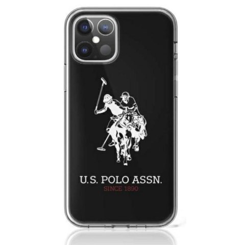 US Polo Assn Big Double Horse Logo - Etui iPhone 12 / iPhone 12 Pro (czarny) US Polo Assn Big Double Horse Logo - Etui iPhone 12 / iPhone 12 Pro (czarny)