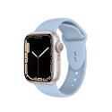 Crong Liquid - Pasek do Apple Watch 38/40/41 mm (błękitny)