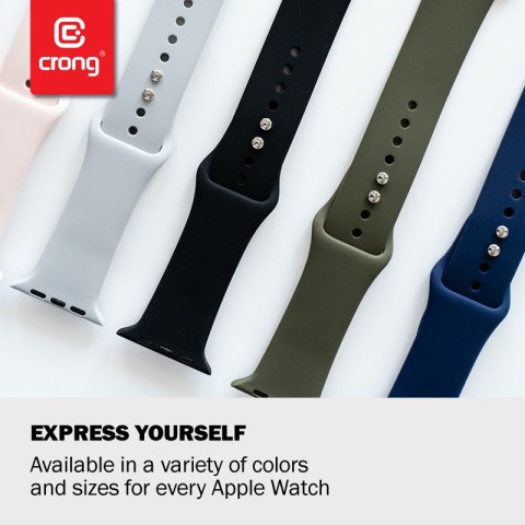 Crong Liquid - Pasek do Apple Watch 38/40/41 mm (błękitny) Crong Liquid - Pasek do Apple Watch 38/40/41 mm (błękitny)