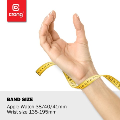 Crong Liquid - Pasek do Apple Watch 38/40/41 mm (błękitny) Crong Liquid - Pasek do Apple Watch 38/40/41 mm (błękitny)