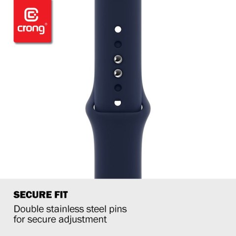 Crong Liquid - Pasek do Apple Watch 38/40/41 mm (błękitny) Crong Liquid - Pasek do Apple Watch 38/40/41 mm (błękitny)