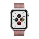 Crong Milano Steel - Pasek ze stali nierdzewnej do Apple Watch 38/40/41 mm (różowe złoto)