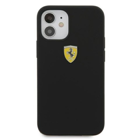 Ferrari On Track Silicone - Etui iPhone 12 mini (czarny) Ferrari On Track Silicone - Etui iPhone 12 mini (czarny)