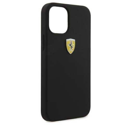 Ferrari On Track Silicone - Etui iPhone 12 mini (czarny) Ferrari On Track Silicone - Etui iPhone 12 mini (czarny)
