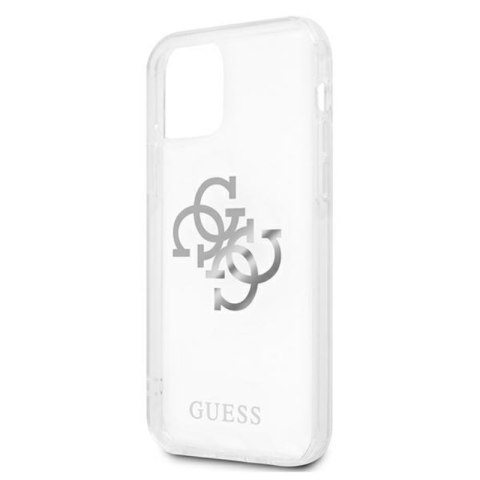 Guess 4G Big Logo Charm - Etui iPhone 12 Pro Max (srebrny charms) Guess 4G Big Logo Charm - Etui iPhone 12 Pro Max (srebrny charms)