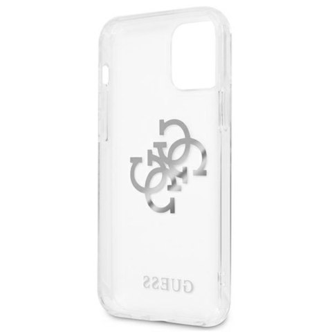 Guess 4G Big Logo Charm - Etui iPhone 12 Pro Max (srebrny charms) Guess 4G Big Logo Charm - Etui iPhone 12 Pro Max (srebrny charms)
