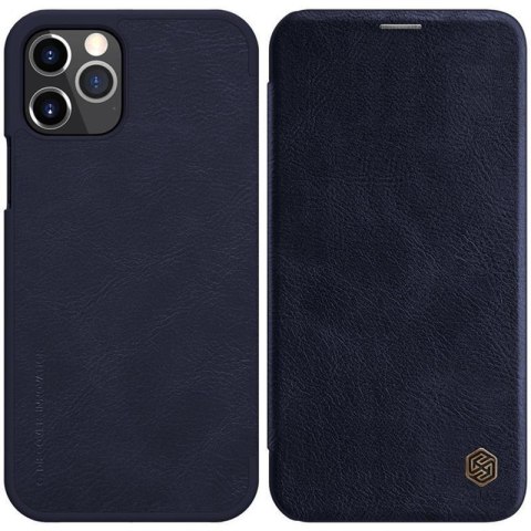 Nillkin Qin Leather Case - Etui Apple iPhone 12 Pro Max (Blue) Nillkin Qin Leather Case - Etui Apple iPhone 12 Pro Max (Blue)