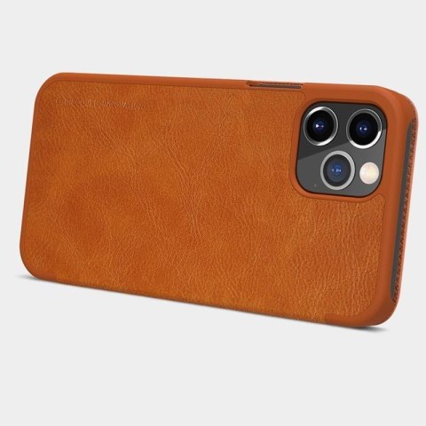 Nillkin Qin Leather Case - Etui Apple iPhone 12 Pro Max (Blue) Nillkin Qin Leather Case - Etui Apple iPhone 12 Pro Max (Blue)