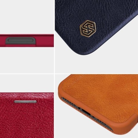 Nillkin Qin Leather Case - Etui Apple iPhone 12 Pro Max (Blue) Nillkin Qin Leather Case - Etui Apple iPhone 12 Pro Max (Blue)