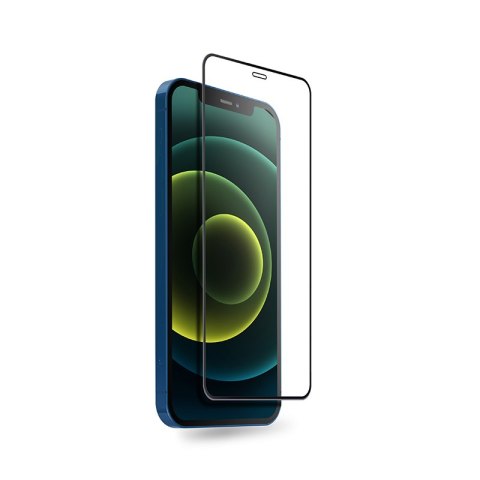 Crong Anti-Bacterial 3D Armour Glass - Szkło hartowane 9H na cały ekran iPhone 12 Mini + ramka instalacyjna Crong Anti-Bacterial 3D Armour Glass - Szkło hartowane 9H na cały ekran iPhone 12 Mini + ramka instalacyjna