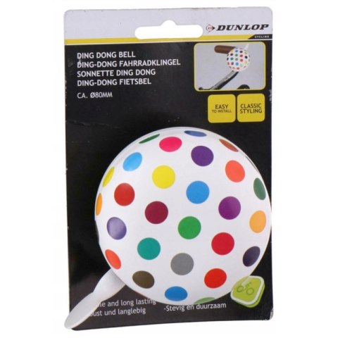 Dunlop - Dzwonek rowerowy (Kropki 2) Dunlop - Dzwonek rowerowy (Kropki 2)