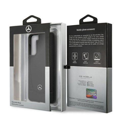 Mercedes Leather Urban Line - Etui Samsung Galaxy S21 (black) Mercedes Leather Urban Line - Etui Samsung Galaxy S21 (black)