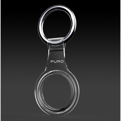 PURO NUDE Case - Silikonowy brelok do Apple AirTag (przezroczysty) PURO NUDE Case - Silikonowy brelok do Apple AirTag (przezroczysty)
