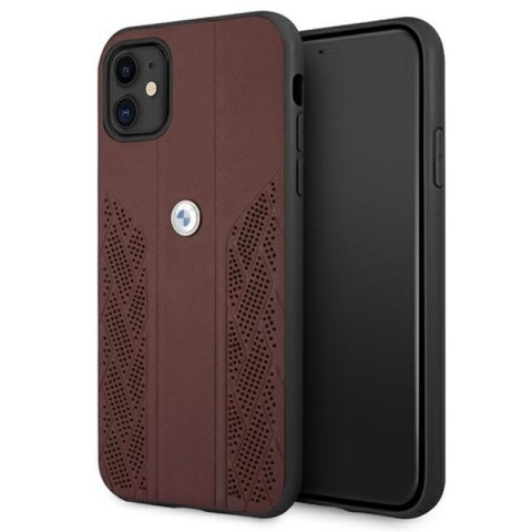 BMW Leather Curve Perforate HC - Etui iPhone 11 (czerwony) BMW Leather Curve Perforate HC - Etui iPhone 11 (czerwony)