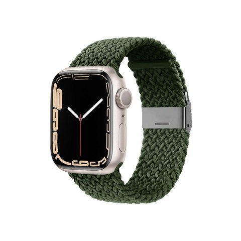 Crong Wave Band - Pleciony pasek do Apple Watch 38/40/41 mm (zielony) Crong Wave Band - Pleciony pasek do Apple Watch 38/40/41 mm (zielony)