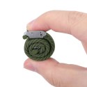 Crong Wave Band - Pleciony pasek do Apple Watch 38/40/41 mm (zielony)