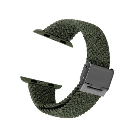 Crong Wave Band - Pleciony pasek do Apple Watch 38/40/41 mm (zielony) Crong Wave Band - Pleciony pasek do Apple Watch 38/40/41 mm (zielony)