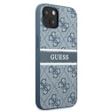 Guess 4G Printed Stripe - Etui iPhone 13 Mini (niebieski)