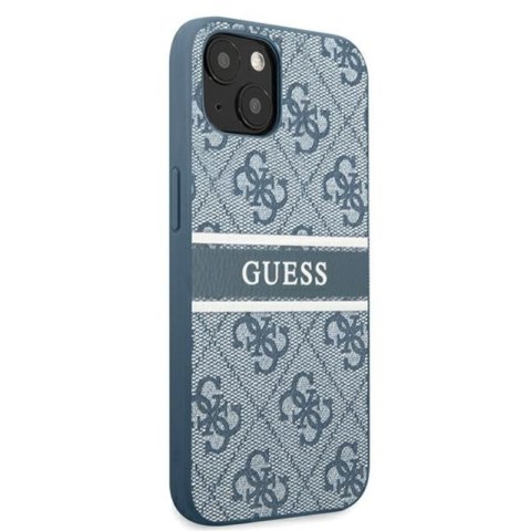 Guess 4G Printed Stripe - Etui iPhone 13 Mini (niebieski) Guess 4G Printed Stripe - Etui iPhone 13 Mini (niebieski)