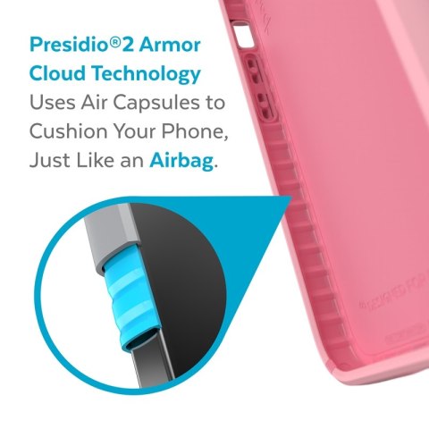 Speck Presidio2 Pro - Etui iPhone 13 Pro z powłoką MICROBAN (Rosy Pink/Vintage Rose) Speck Presidio2 Pro - Etui iPhone 13 Pro z powłoką MICROBAN (Rosy Pink/Vintage Rose)