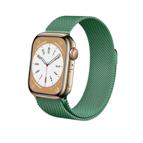 Crong Milano Steel - Pasek ze stali nierdzewnej do Apple Watch 42/44/45/49 mm (zielony) Crong Milano Steel - Pasek ze stali nierdzewnej do Apple Watch 42/44/45/49 mm (zielony)