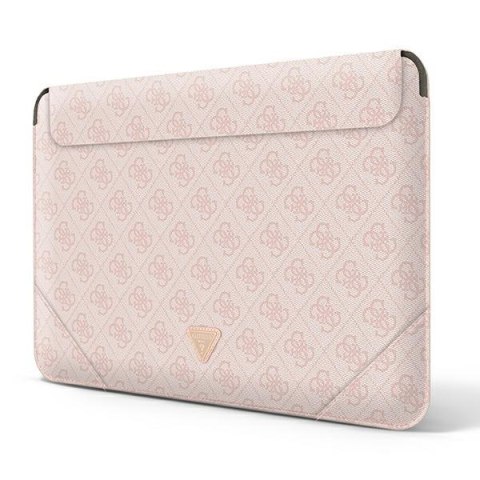 Guess 4G Uptown Triangle Logo Sleeve - Etui na notebooka 13" / 14" (różowy) Guess 4G Uptown Triangle Logo Sleeve - Etui na notebooka 13" / 14" (różowy)