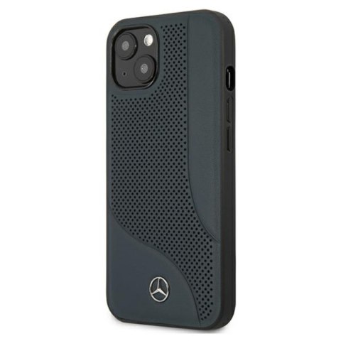 Mercedes Leather Perforated Area - Etui iPhone 13 mini (granatowy) Mercedes Leather Perforated Area - Etui iPhone 13 mini (granatowy)