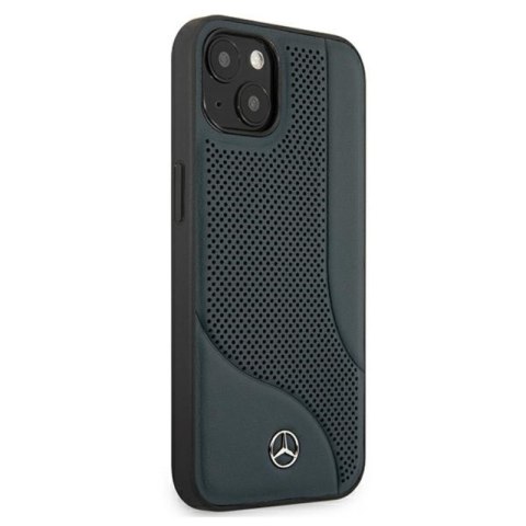 Mercedes Leather Perforated Area - Etui iPhone 13 mini (granatowy) Mercedes Leather Perforated Area - Etui iPhone 13 mini (granatowy)