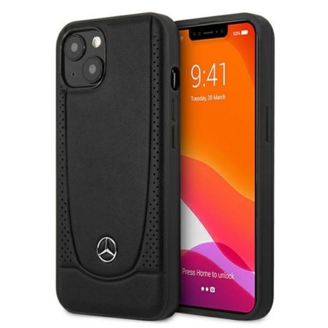 Mercedes Leather Urban Line - Etui iPhone 13 mini (czarny) Mercedes Leather Urban Line - Etui iPhone 13 mini (czarny)