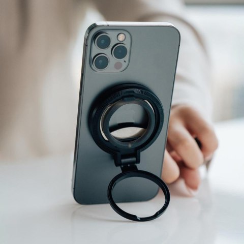 STM MagLoop - Uchwyt MagSafe na palec z funkcją podstawki + otwieracz (czarny) STM MagLoop - Uchwyt MagSafe na palec z funkcją podstawki + otwieracz (czarny)