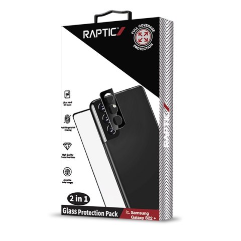 X-Doria Raptic Glass Protection Pack - Zestaw szkło hartowane na ekran + nakładka na aparat Samsung Galaxy S22+ X-Doria Raptic Glass Protection Pack - Zestaw szkło hartowane na ekran + nakładka na aparat Samsung Galaxy S22+