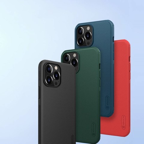 Nillkin Super Frosted Shield Pro - Etui Apple iPhone 13 Pro Max (Blue) Nillkin Super Frosted Shield Pro - Etui Apple iPhone 13 Pro Max (Blue)