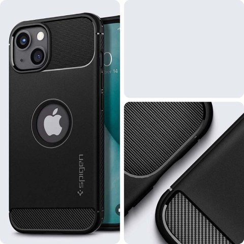 Spigen Rugged Armor - Etui do iPhone 13 (Czarny) Spigen Rugged Armor - Etui do iPhone 13 (Czarny)