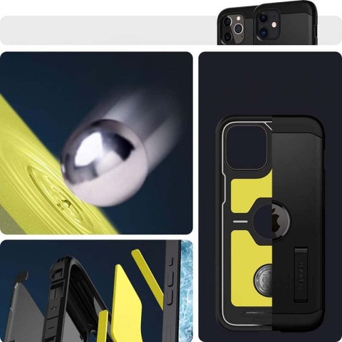 Spigen Tough Armor - Etui do iPhone 12 / iPhone 12 Pro (Czarny) Spigen Tough Armor - Etui do iPhone 12 / iPhone 12 Pro (Czarny)