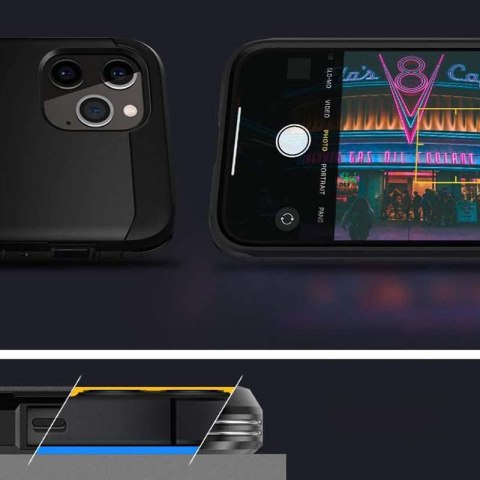 Spigen Tough Armor - Etui do iPhone 12 / iPhone 12 Pro (Czarny) Spigen Tough Armor - Etui do iPhone 12 / iPhone 12 Pro (Czarny)