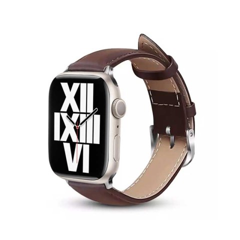 Crong Noble Band - Pasek z naturalnej skóry do Apple Watch 38/40/41 mm (Espresso) Crong Noble Band - Pasek z naturalnej skóry do Apple Watch 38/40/41 mm (Espresso)