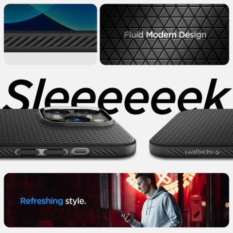 Spigen Liquid Air - Etui do iPhone 14 Pro Max (Czarny) Spigen Liquid Air - Etui do iPhone 14 Pro Max (Czarny)