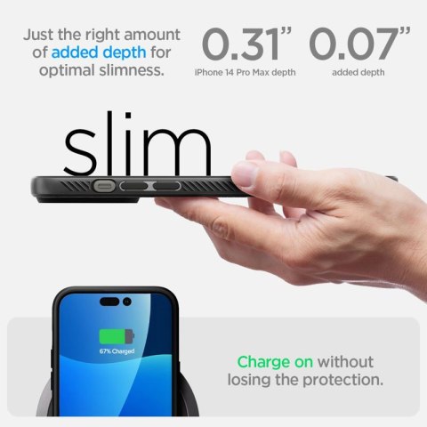 Spigen Liquid Air - Etui do iPhone 14 Pro Max (Czarny) Spigen Liquid Air - Etui do iPhone 14 Pro Max (Czarny)