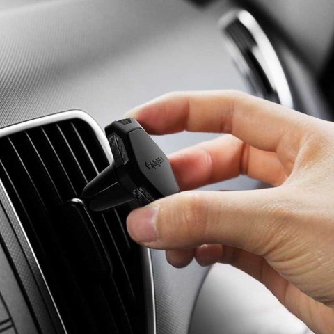 Spigen Magnetic Car Mount Holder QS11 - Uchwyt samochodowy (Czarny) Spigen Magnetic Car Mount Holder QS11 - Uchwyt samochodowy (Czarny)