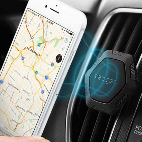 Spigen Magnetic Car Mount Holder QS11 - Uchwyt samochodowy (Czarny) Spigen Magnetic Car Mount Holder QS11 - Uchwyt samochodowy (Czarny)