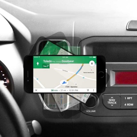 Spigen Magnetic Car Mount Holder QS11 - Uchwyt samochodowy (Czarny) Spigen Magnetic Car Mount Holder QS11 - Uchwyt samochodowy (Czarny)